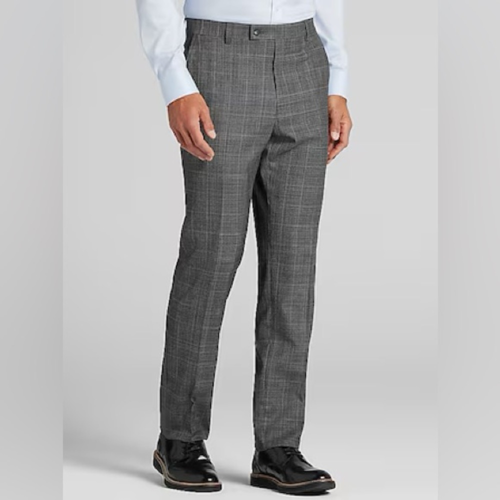 Calvin Klein Charcoal Wool Blend Pants